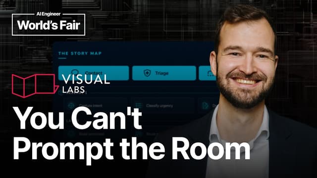 You Can't Prompt the Room: The Last Skill AI Won't Replace — Balázs Horváth, Visual Labs