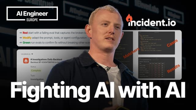 Fighting AI with AI — Lawrence Jones, Incident.io (AI Engineer Europe 2026)