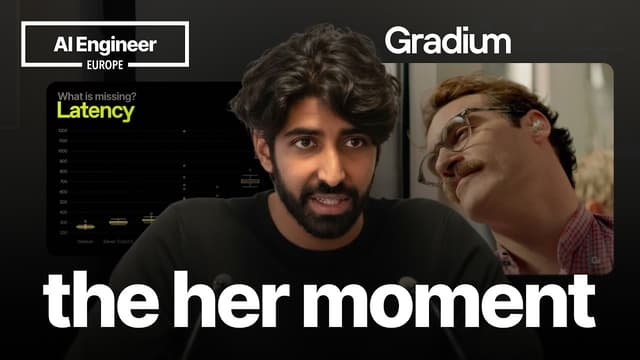 Voice AI: when is the 'Her' moment? — Neil Zeghidour, Gradium AI (AI Engineer Europe)