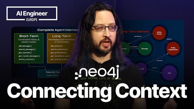 Connecting the Dots with Context Graphs — Stephen Chin, Neo4j (AI Engineer Europe 2026)