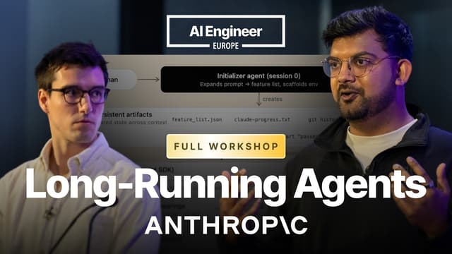 Anthropic Workshop: Build Agents That Run for Hours — Ash Prabaker & Andrew Wilson (AI Engineer Europe 2026)