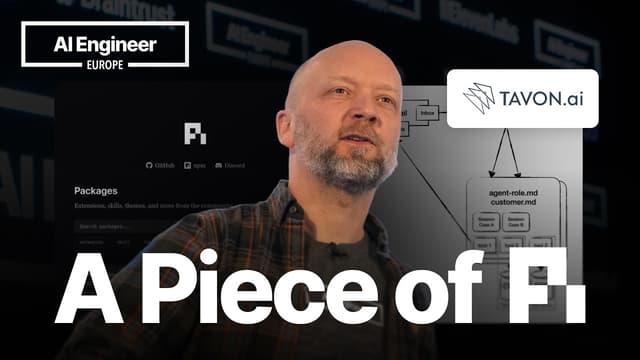 A Piece of Pi: Embedding The OpenCode Coding Agent In Your Product — Matthias Luebken, Tavoon